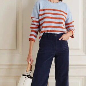 La Ligne Mini Toujours Striped Cashmere Sweater Size Small